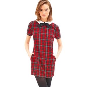 🌹2 for $20🌹  Forever 21 Red and Black Plaid Mini Dress. Size Medium